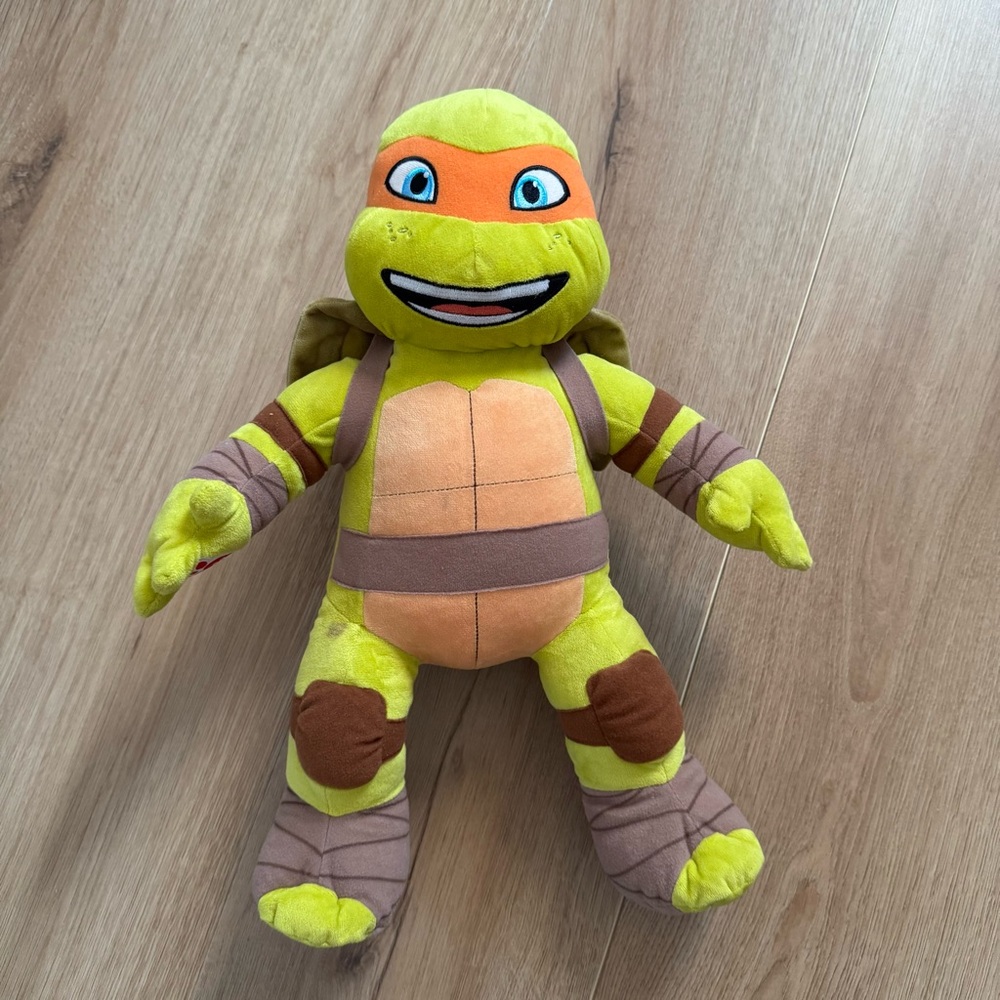 Build A Bear Teenage Mutant Ninja Turtles Michelangelo Plush 17" 2014